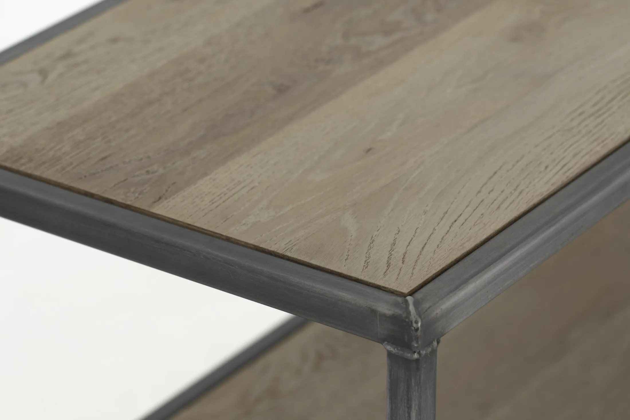 Outlet Flamant Farra, Consoletafel, Verweerd Eiken En Ijzer