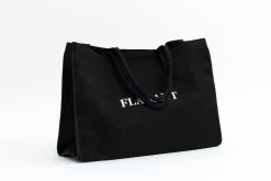 Discount Flamant Tas, Boodschappentas, Jute, Zwart