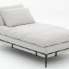 New Flamant Floria, Fauteuil, Natuurlijk Linnen En Zwart Metaal