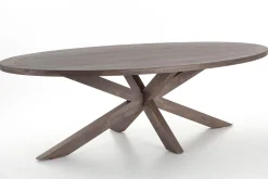 Hot Flamant Forino, Eettafel, Gerookt Eikenhout, 210 Cm