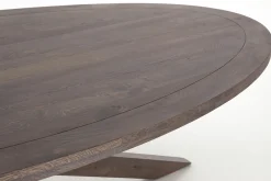 Clearance Flamant Forino, Eettafel, Gerookt Eiken, 264 Cm