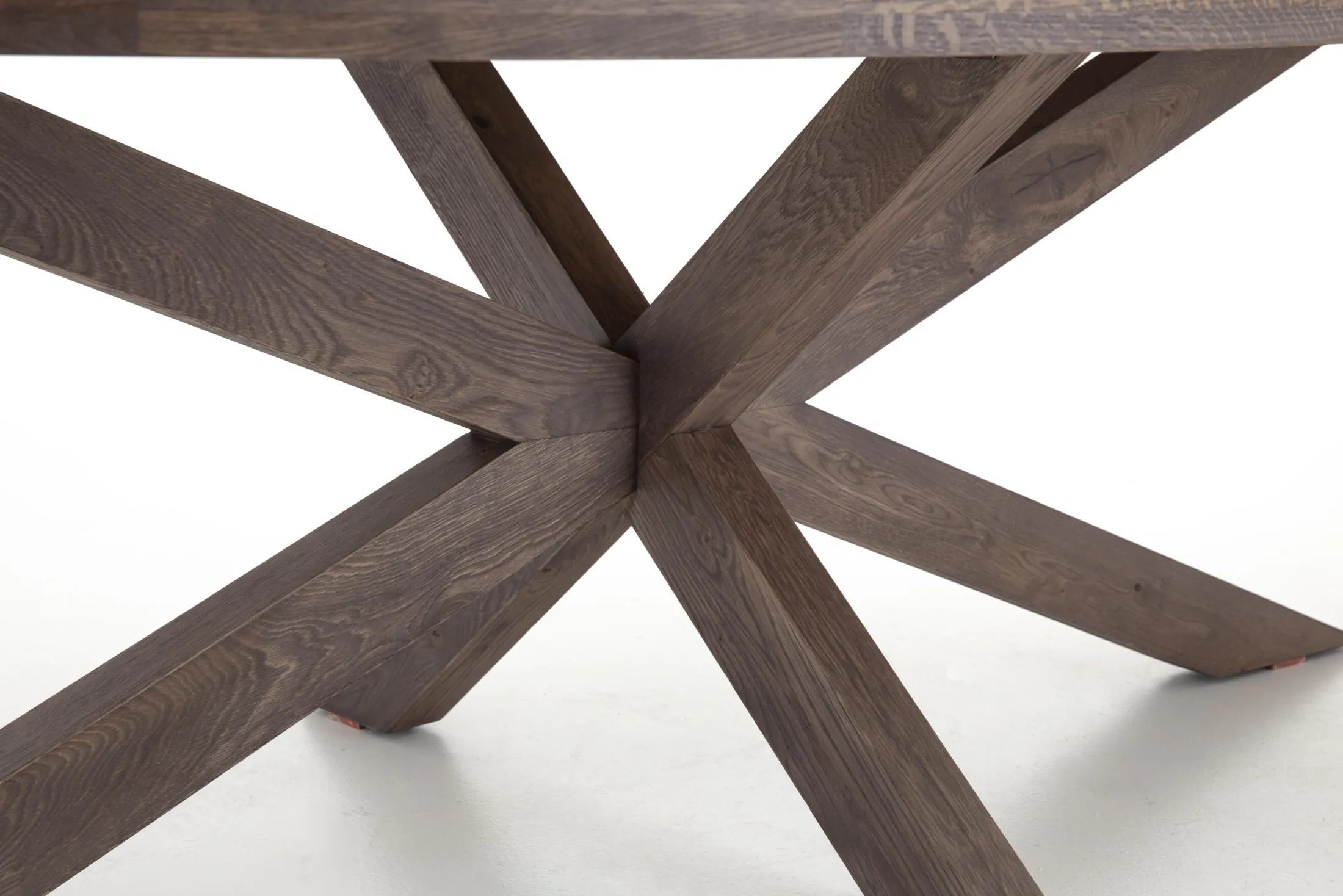 Clearance Flamant Forino, Eettafel, Gerookt Eiken, 264 Cm