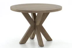 Best Flamant Forino, Eettafel, Verweerd Eiken, Rond, 110 Cm
