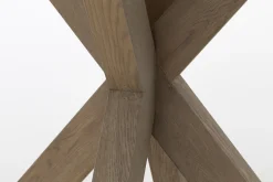 Best Flamant Forino, Eettafel, Verweerd Eiken, Rond, 110 Cm