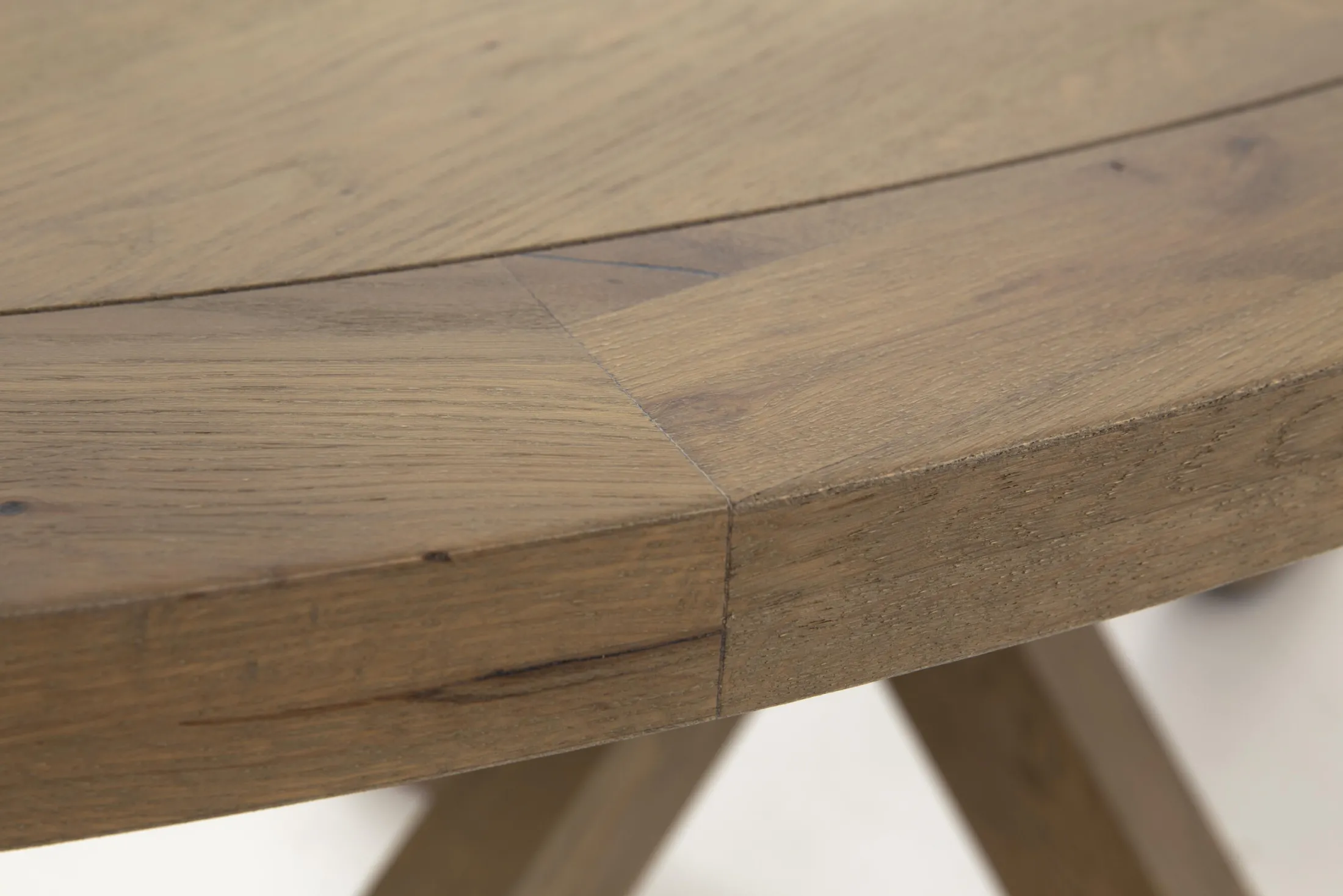 Hot Flamant Forino, Eettafel, Verweerd Eiken, 210 Cm, Model 2