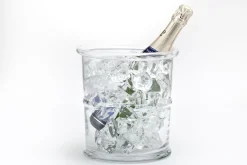 Sale Flamant Gelman, Wijnkoeler, Glas, Mondgeblazen