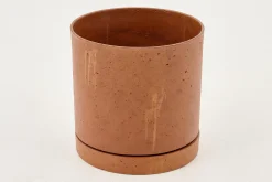 Sale Flamant Gregg, Plantenbak, Roest, Met Schotel, L