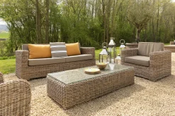Hot Flamant Hills, Tuinbank, Met Kussen, 2,5-Zitsbank
