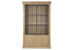Discount Flamant Ijzeren Jason, Kast, Verweerd Eikenhout, 2 Ijzeren Deuren