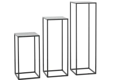 Sale Flamant Isaac, Standaard, Metaal, Zwart, H 95 Cm
