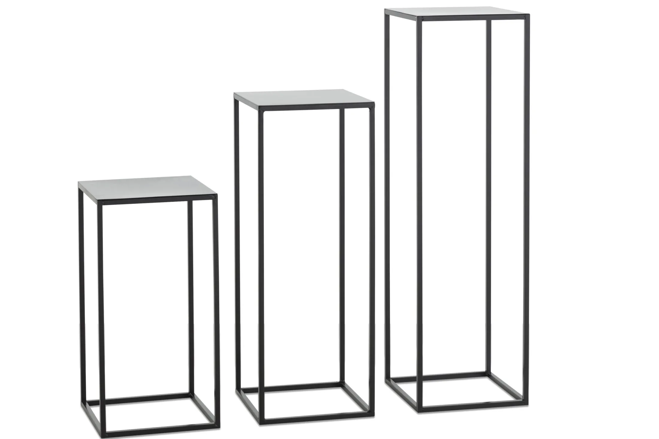 Sale Flamant Isaac, Standaard, Metaal, Zwart, H 95 Cm