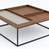 Online Flamant Jalon, Salontafel, Vierkant, Hout En Metaal