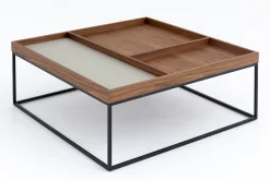 Online Flamant Jalon, Salontafel, Vierkant, Hout En Metaal