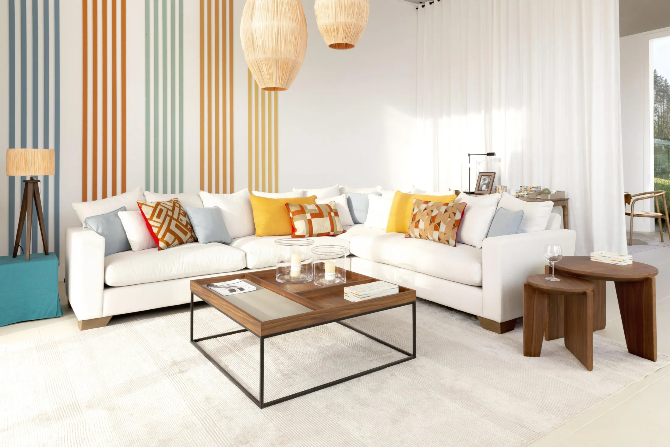 Online Flamant Jalon, Salontafel, Vierkant, Hout En Metaal