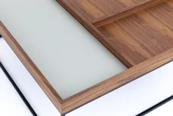 Online Flamant Jalon, Salontafel, Vierkant, Hout En Metaal