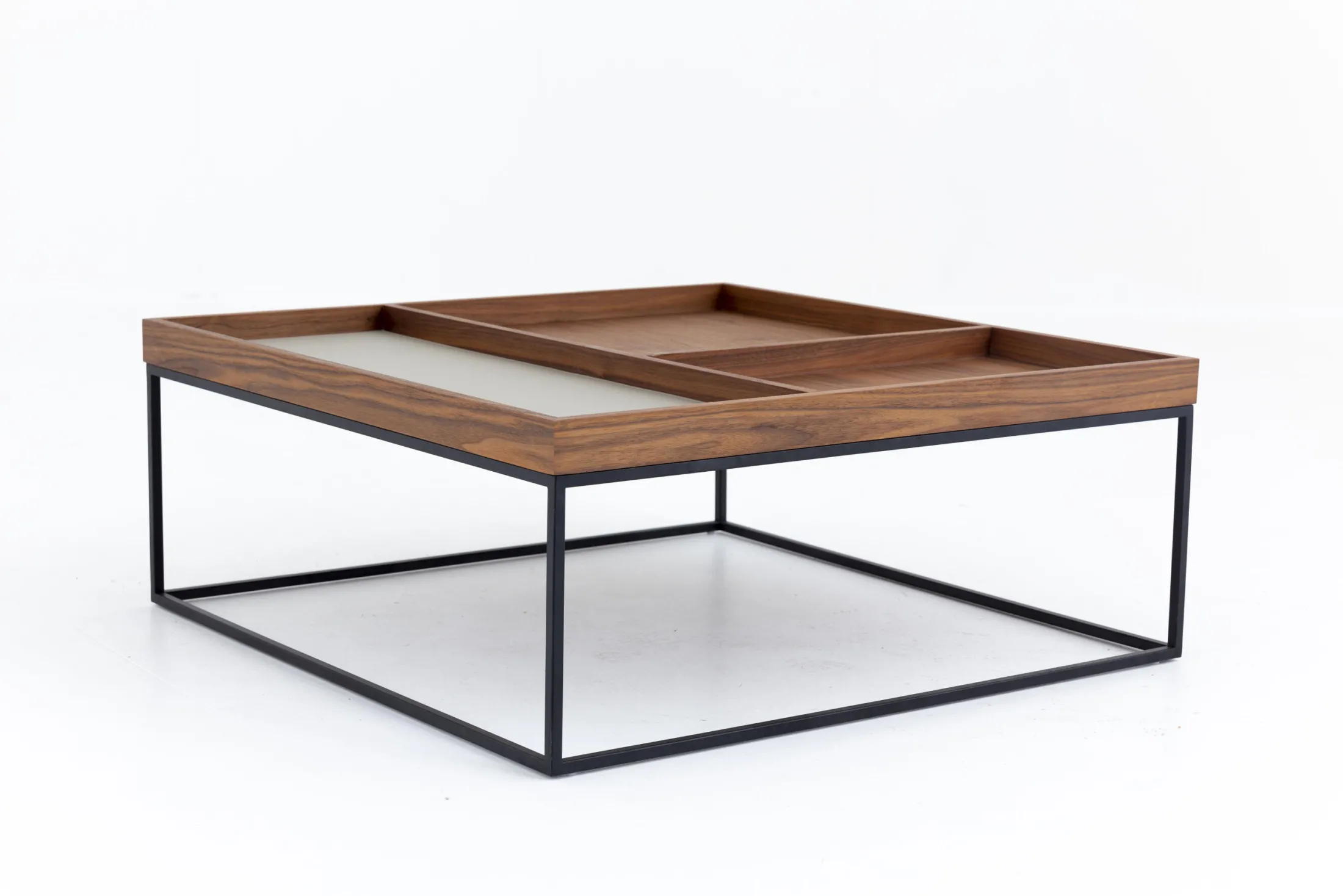 Online Flamant Jalon, Salontafel, Vierkant, Hout En Metaal