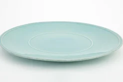 Hot Flamant Jille, Bord, Keramiek, Blauw, 34Cm