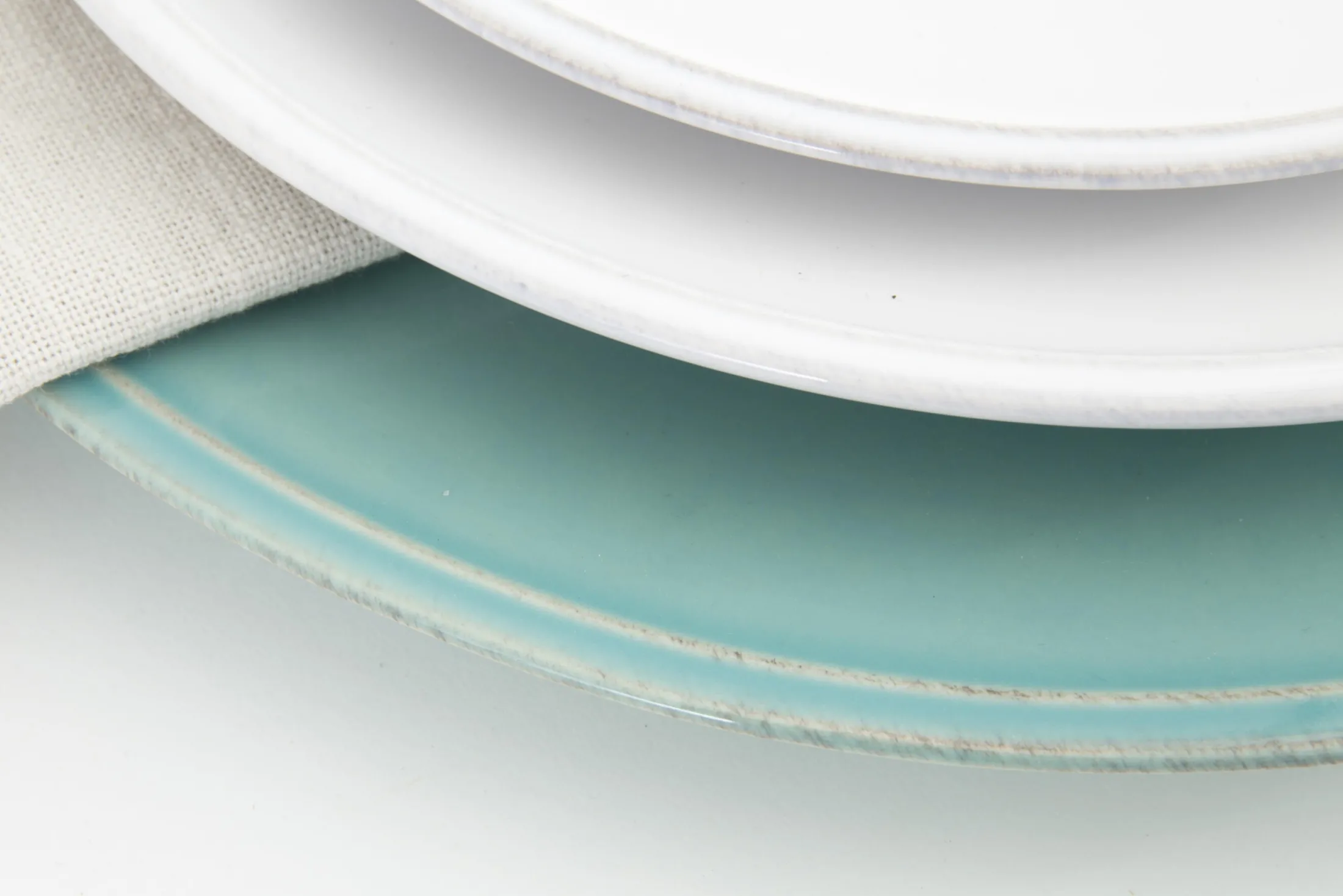 Hot Flamant Jille, Bord, Keramiek, Blauw, 34Cm