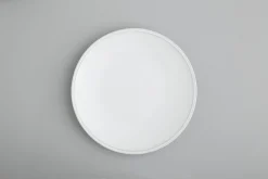 Hot Flamant Jille, Bord, Keramiek, Wit, 28Cm