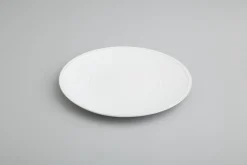 Hot Flamant Jille, Bord, Keramiek, Wit, 28Cm