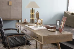Sale Flamant Jonne, Tafellamp, Antiek Koperen Afwerking