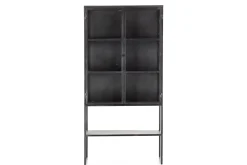 Sale Flamant Laurance, Vitrinekast, Zwart, Metaal, 2 Deuren