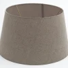 Discount Flamant Lindro, Lampenkap, Naturel En Grijs, Cilinder, 45 Cm