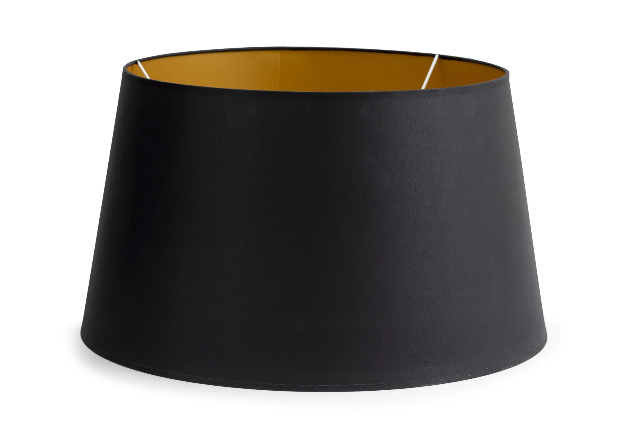 Sale Flamant Lindro, Lampenkap, Zwart En Goud, Cilinder, 50 Cm