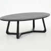 Outlet Flamant Livy, Salontafel, Ovaal, Zwart, L