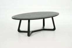 Outlet Flamant Livy, Salontafel, Ovaal, Zwart, L