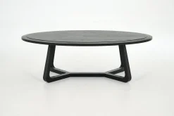 Outlet Flamant Livy, Salontafel, Ovaal, Zwart, L