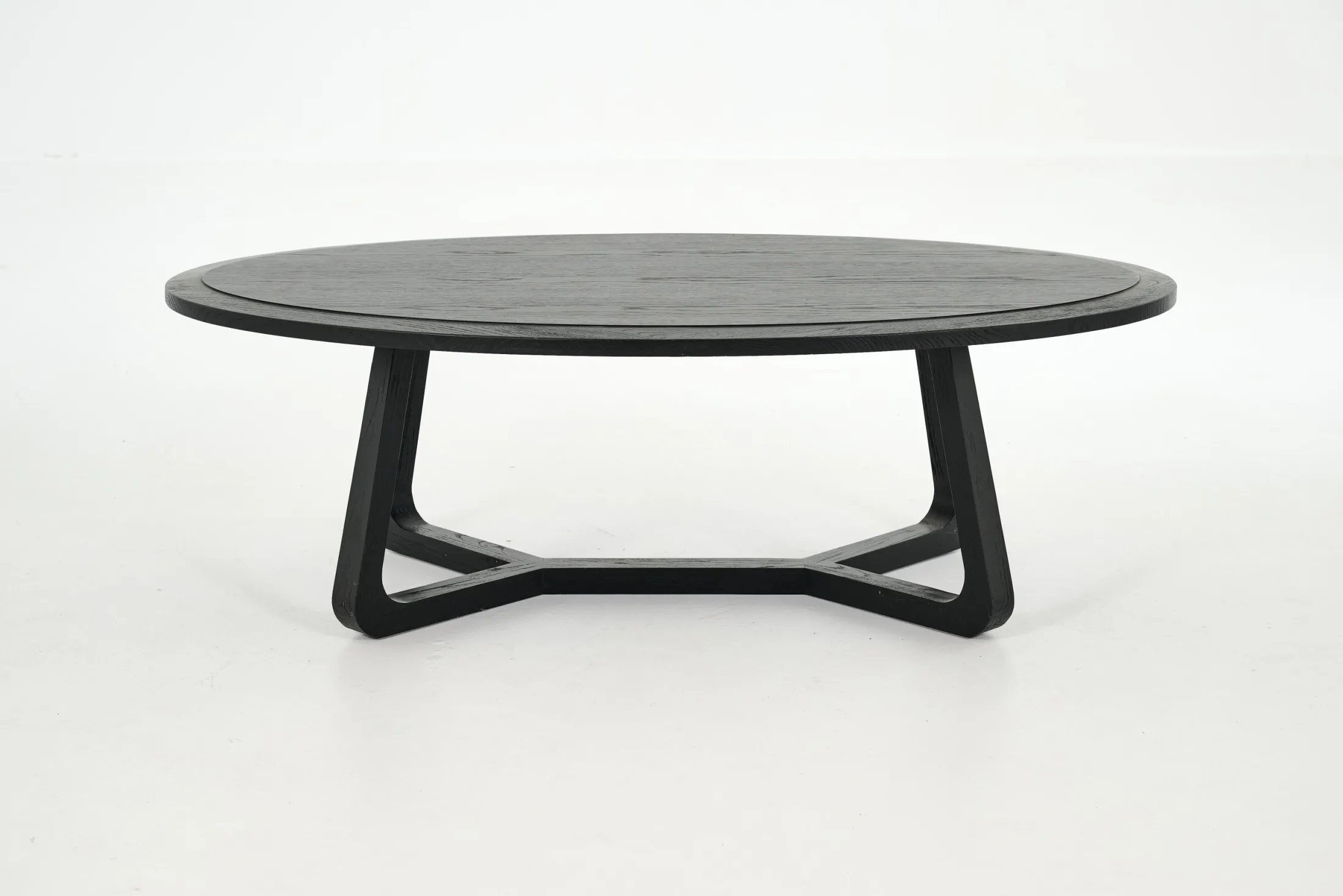 Outlet Flamant Livy, Salontafel, Ovaal, Zwart, L
