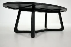 Outlet Flamant Livy, Salontafel, Ovaal, Zwart, L