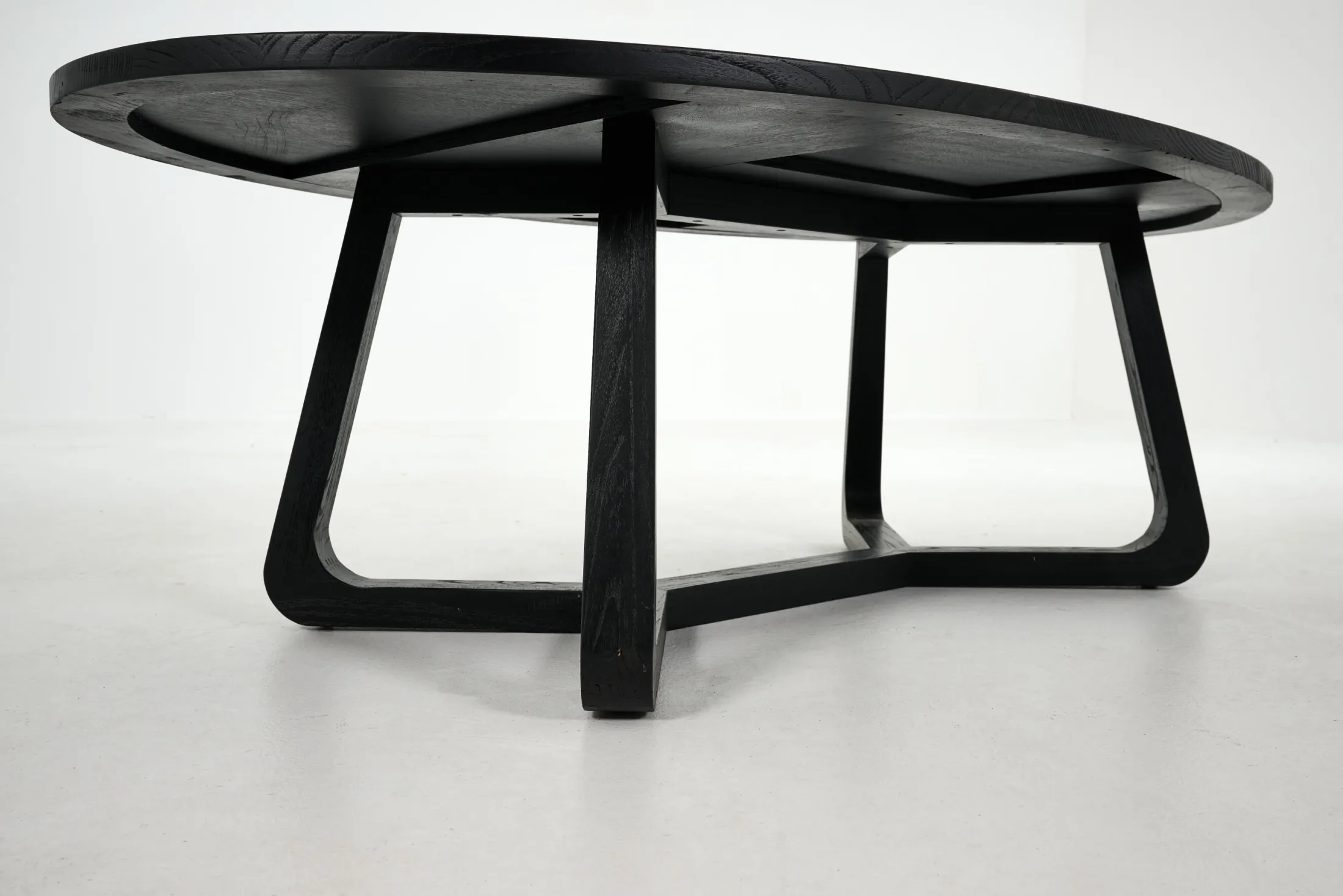 Outlet Flamant Livy, Salontafel, Ovaal, Zwart, L