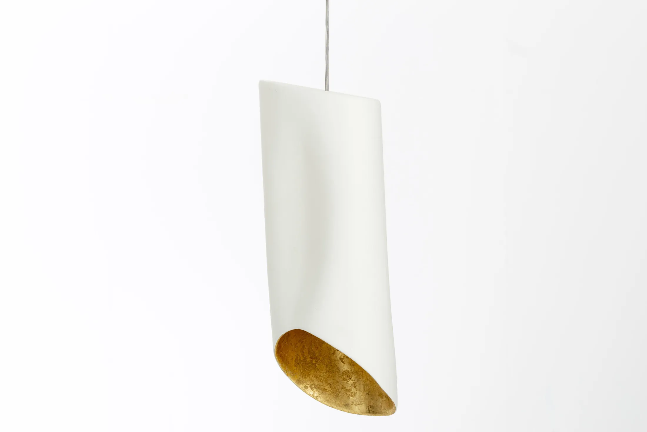 Clearance Flamant Lorey, Hanglamp, Wit/Goud