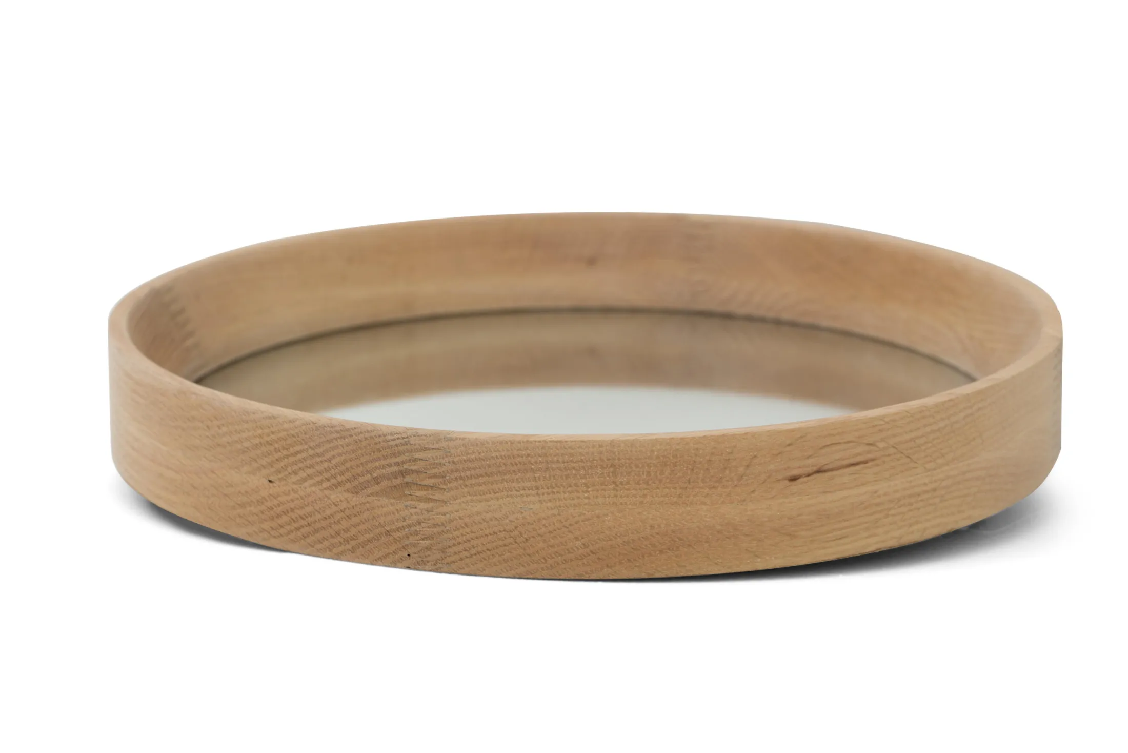 Discount Flamant Lucente, Spiegel, Eiken, Rond, 46Cm