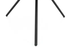 New Flamant Madison, Bijzettafel, Eiken En Metaal, Rond, 60 Cm, Donkerbruin
