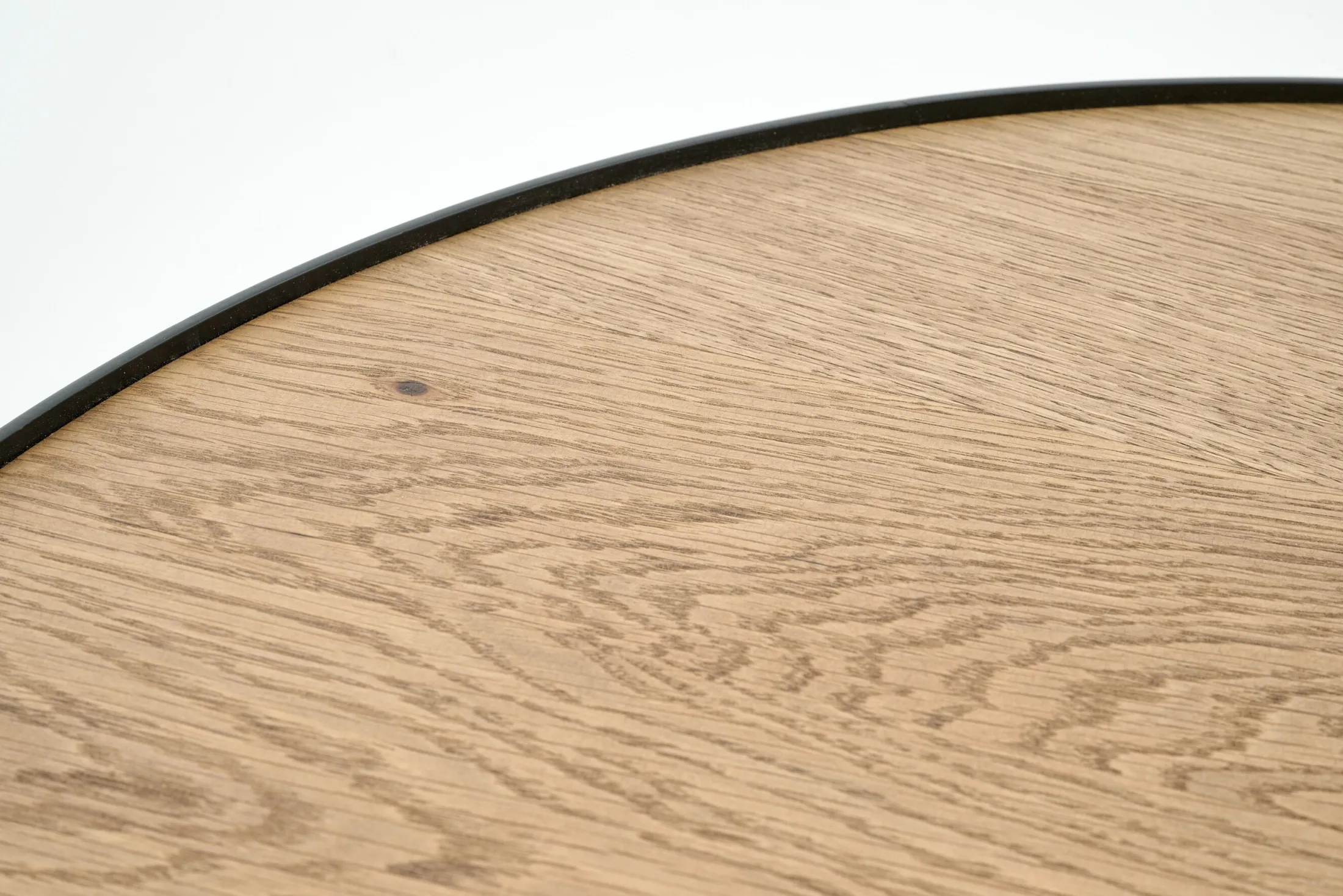 Sale Flamant Madison, Bijzettafel, Eiken En Metaal, Rond, 60 Cm, Lichtbruin