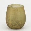 Outlet Flamant Malea, Theelichthouder, Glas, Geel, M