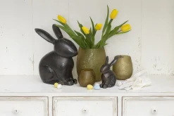 Outlet Flamant Malea, Theelichthouder, Glas, Geel, M