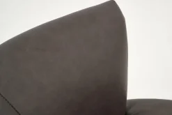 Clearance Flamant Marchetti, Fauteuil, Leer Zwart, Draaibaar