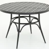Online Flamant Marian, Tuintafel, O110, Zwart