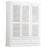 Discount Flamant Marie, Kledingkast, Wit, 3 Deuren
