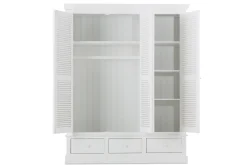 Discount Flamant Marie, Kledingkast, Wit, 3 Deuren