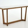 Best Flamant Marnix, Consoletafel, Eiken En Steen