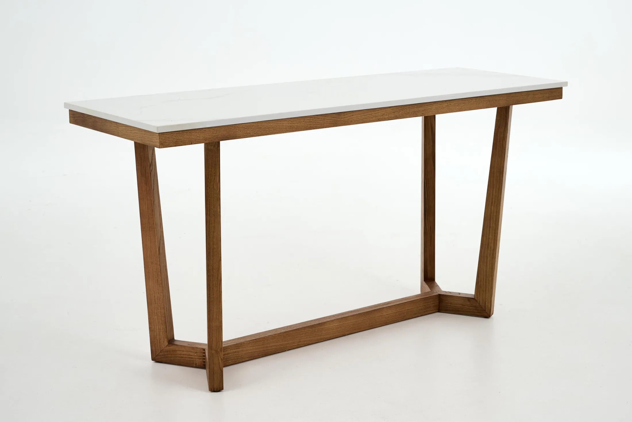 Best Flamant Marnix, Consoletafel, Eiken En Steen