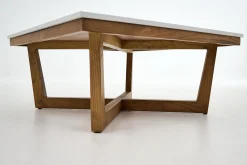 Online Flamant Marnix, Salontafel, Eiken En Steen, 90X90
