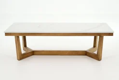 Flamant Marnix, Salontafel, Eiken En Steen, 140X70