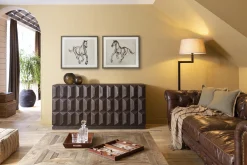 Hot Flamant Matthews, Dressoir, 4 Deuren, Bruin