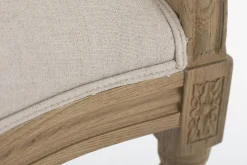 New Flamant Medy, Fauteuil, Eiken, Natuurlijk Linnen